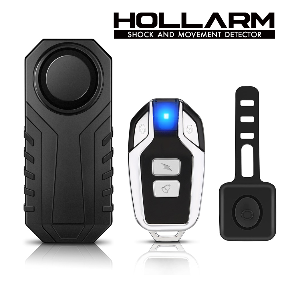 HOLLARM Alarme pour 2 roues à télécommande