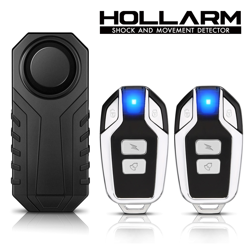 HOLLARM Alarme pour 2 roues à télécommande