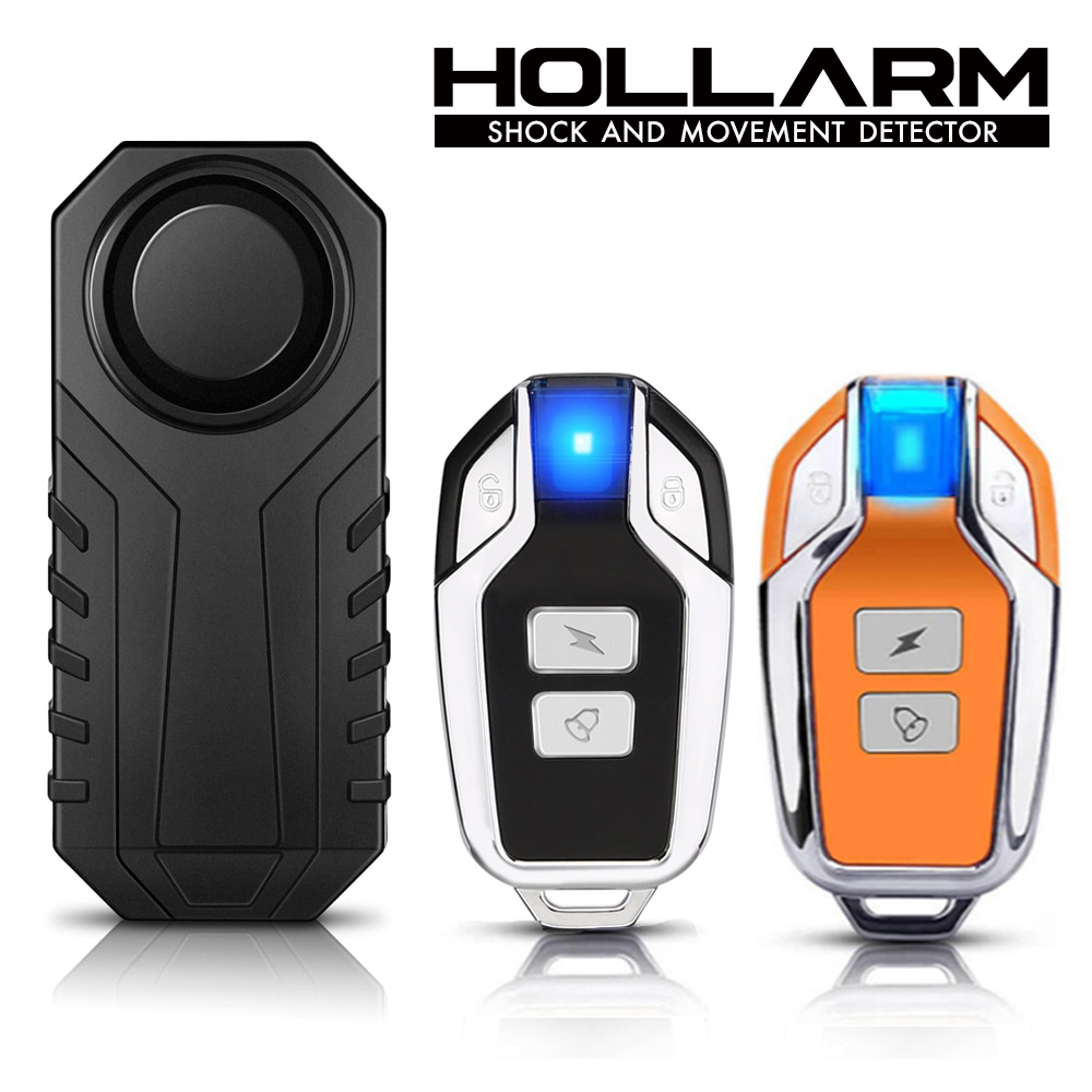 HOLLARM Alarme pour 2 roues à télécommande