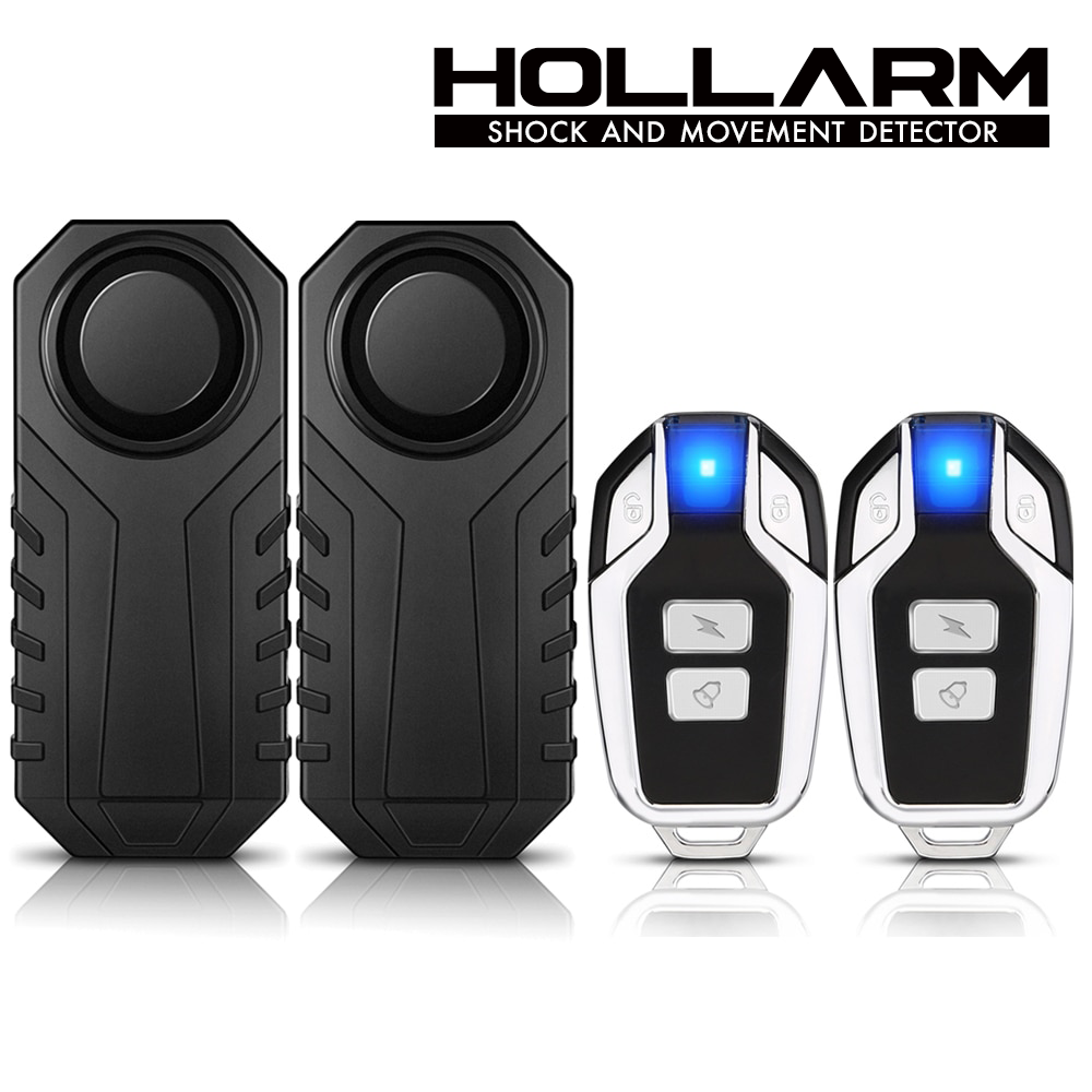 HOLLARM Alarme pour 2 roues à télécommande