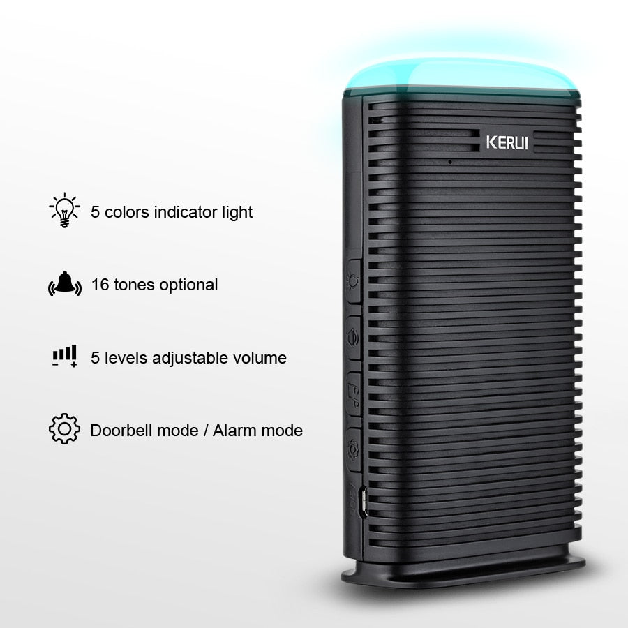 KERUI DW9 Wireless Driveway Security Alarm Waterproof PIR Motion Detector Garage Welcome Burglar Alarm Secure System Patrol
