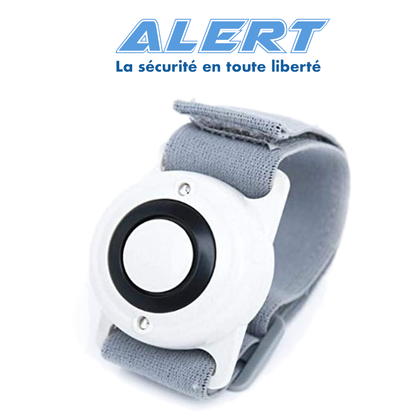 ALERT, Bracelet Alarme 130 dB et LEDs rouges