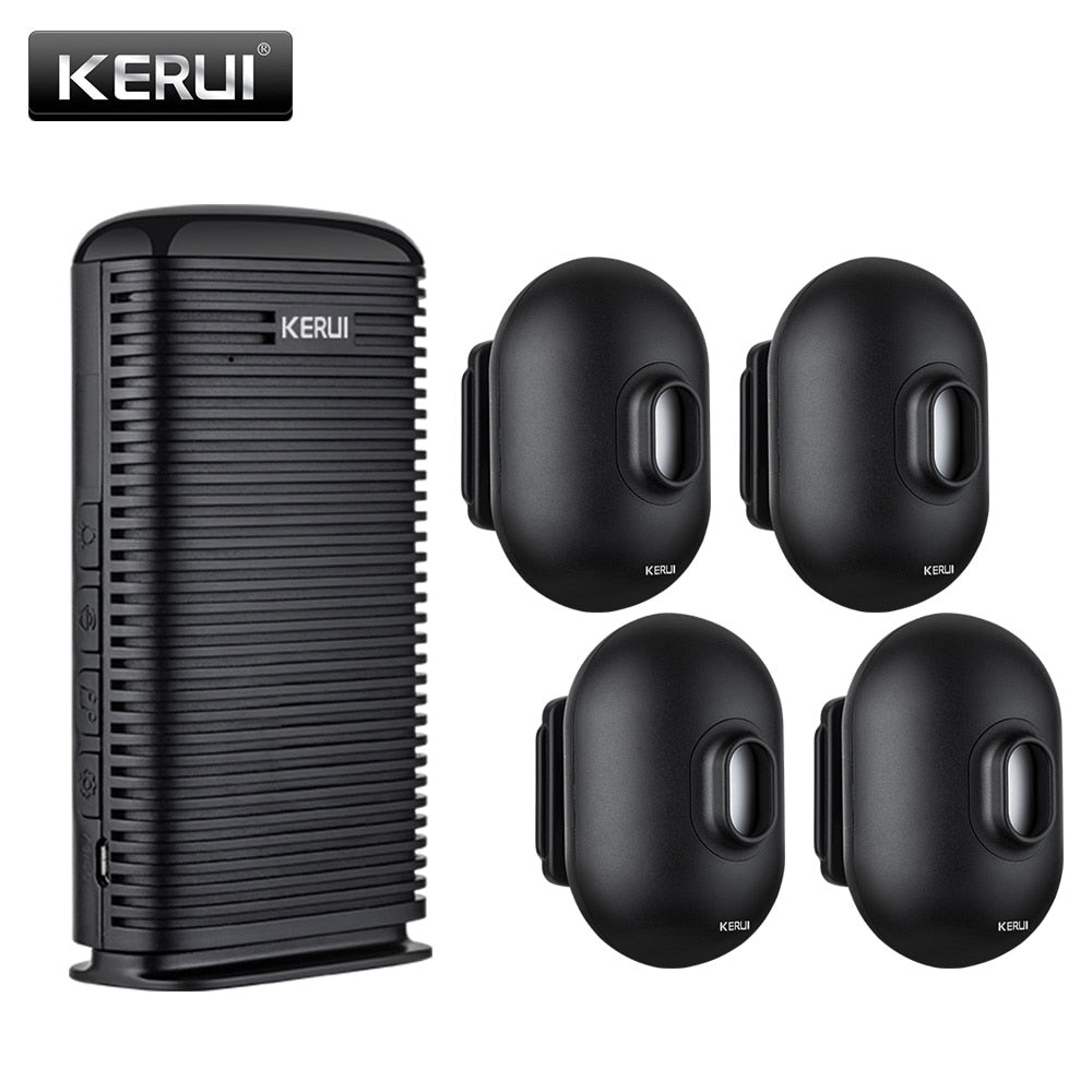 Barrière infra-rouge d'alarme sans fil étanche KERUI DW9