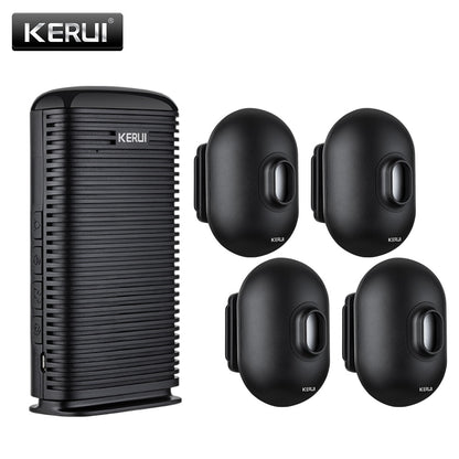 Barrière infra-rouge d'alarme sans fil étanche KERUI DW9
