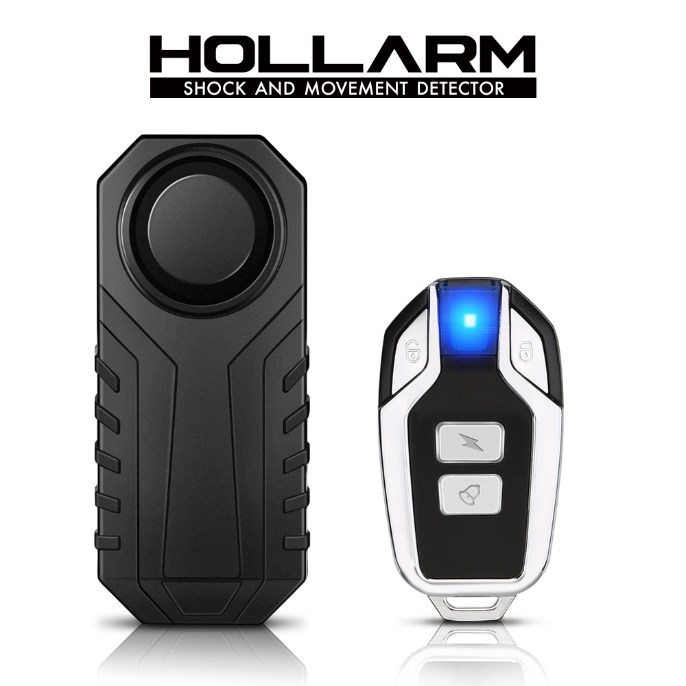 HOLLARM Alarme pour 2 roues à télécommande