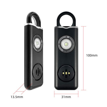 MARCUS, Alarme portable rechargeable, 130dB avec led blanche stroboscopique,