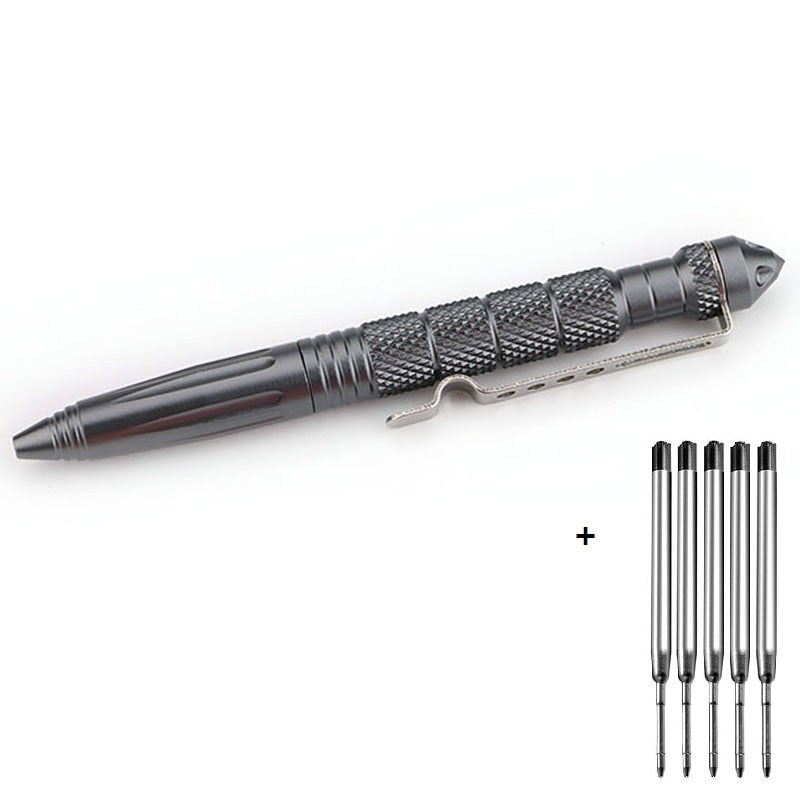Stylo Multi-fonctionnel Anti-dérapant  TACTICAL, votre allié ultime pour la défense personnelle