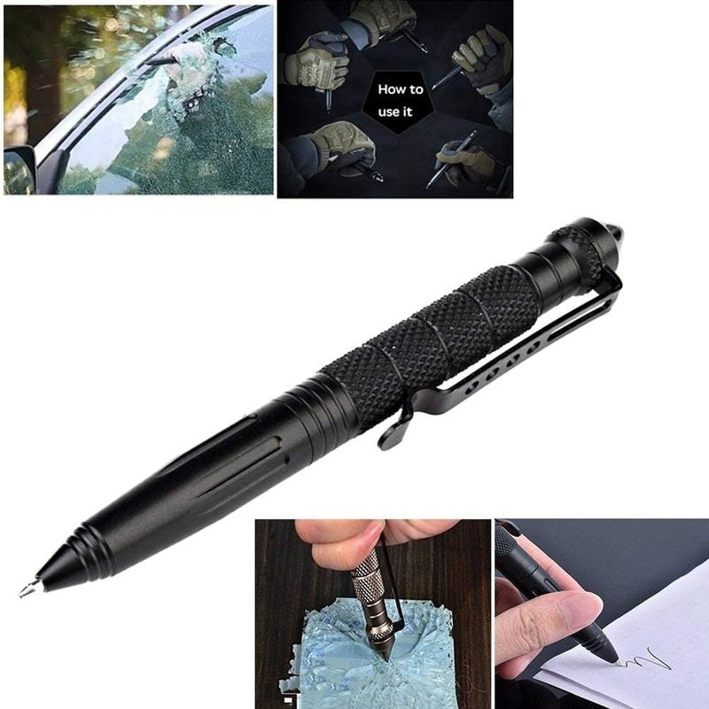 Stylo Multi-fonctionnel Anti-dérapant  TACTICAL, votre allié ultime pour la défense personnelle
