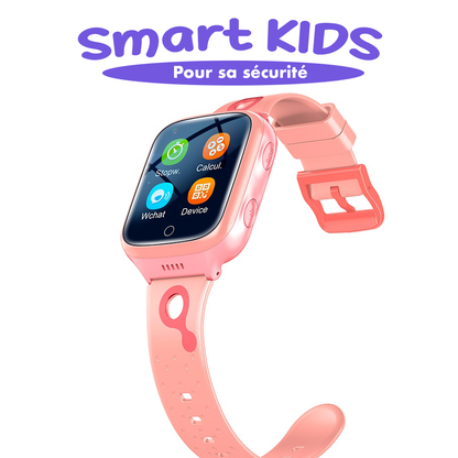 SMART KIDS, Montre intelligente pour enfants, SOS, appel vidéo, téléphone, balise GPS