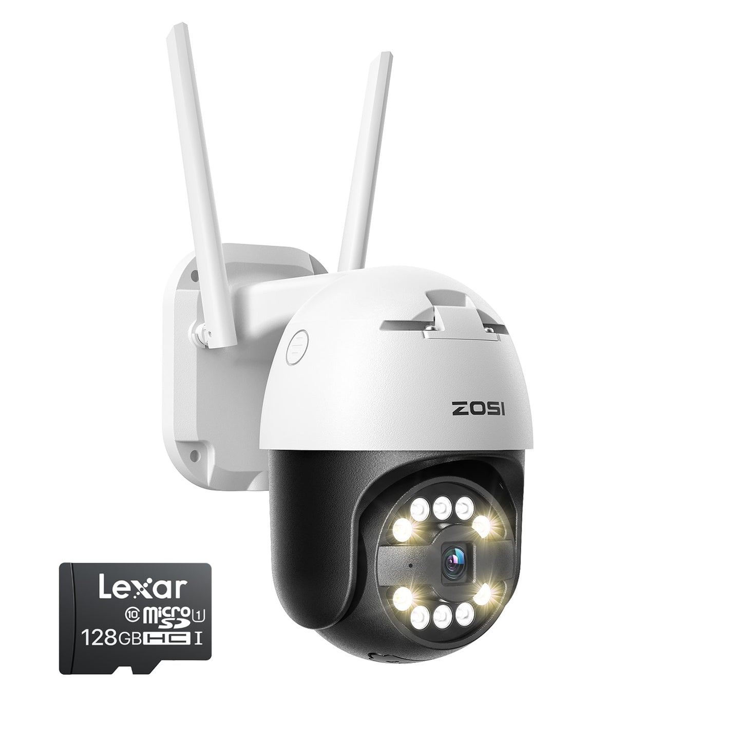 Caméra de Surveillance Sans Fil Haute Définition ZOSI C296 5MP PTZ - Détection humaine et suivi
