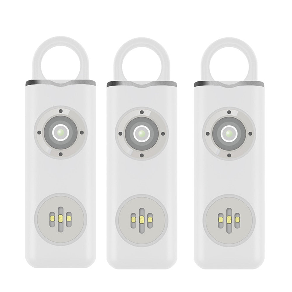 MARCUS, Alarme portable rechargeable, 130dB avec led blanche stroboscopique,